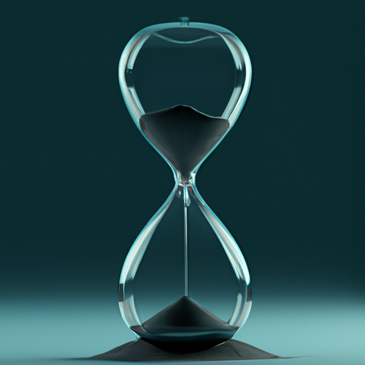 שעון חול קלאסי המסמל את מושג הזמן