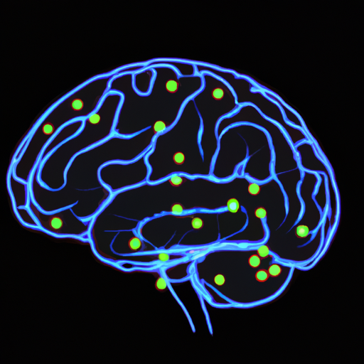איור של מוח אנושי עם אזורים מודגשים האחראים לתפיסת זמן