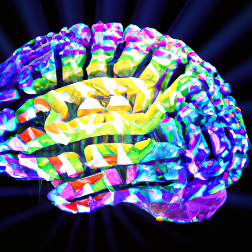 3. איור של מוח מואר בצבעים שונים, המסמן את ההיבטים השונים שהפסיכומטרי יכול לחשוף.